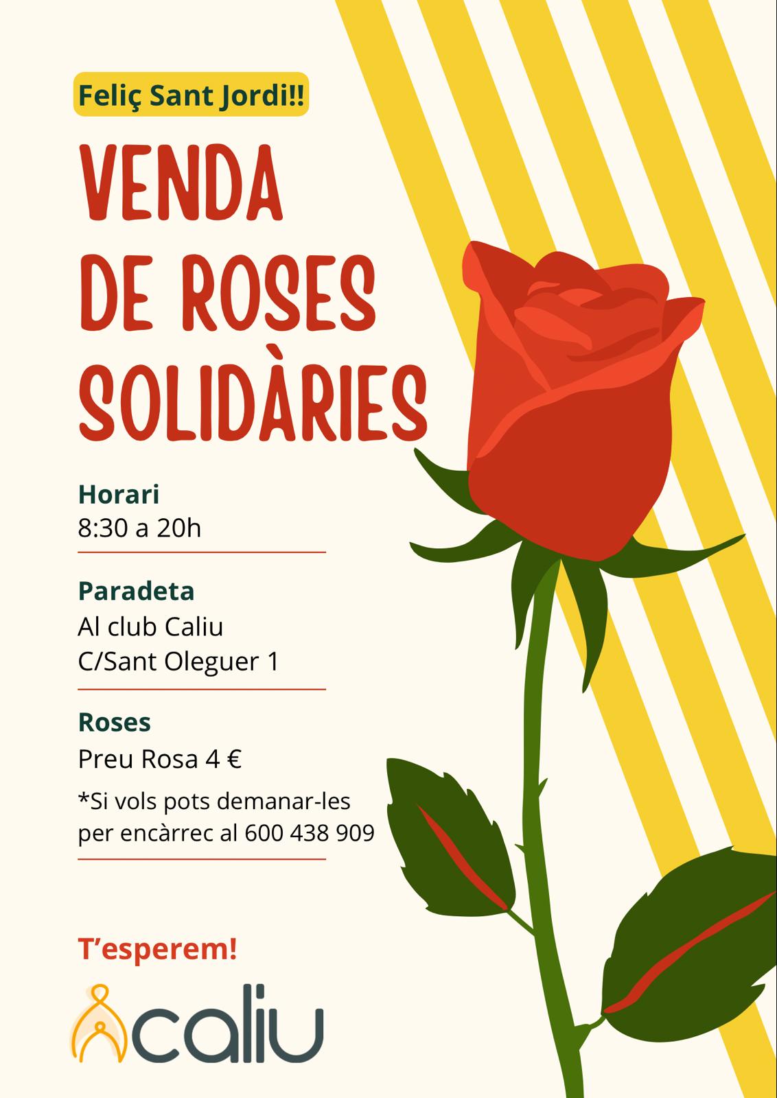 Venda de roses solidàries
